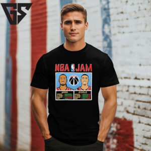 Alex Sarr And Jordan Poole Nba Jam Washington Wizards T-Shirts