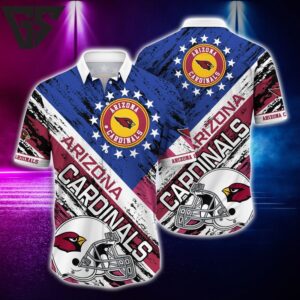 Arizona Cardinals All-American Stars Hawaiian Shirt Arizona Cardinals All-American Stars Hawaiian Shirt