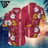 Arizona Cardinals Daisy Stripe Hawaiian Shirt