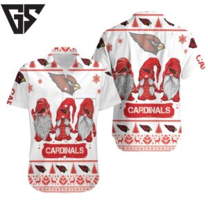 Arizona Cardinals Festive Gnome Hawaiian Shirt Arizona Cardinals Festive Gnome Hawaiian Shirt