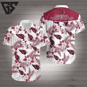 Arizona Cardinals Floral Spirit Hawaiian Shirt Arizona Cardinals Floral Spirit Hawaiian Shirt