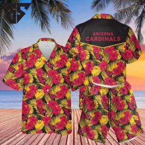 Arizona Cardinals Hibiscus Paradise Hawaiian Shirt Arizona Cardinals Hibiscus Paradise Hawaiian Shirt