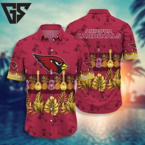 Arizona Cardinals Tropical Melody Hawaiian Shirt Arizona Cardinals Tropical Melody Hawaiian Shirt