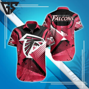 Atlanta Falcons Dynamic Stripes Hawaiian Shirt Atlanta Falcons Dynamic Stripes Hawaiian Shirt