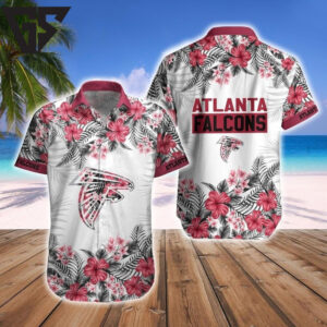 Atlanta Falcons Floral Vibes Hawaiian Shirt Atlanta Falcons Floral Vibes Hawaiian Shirt