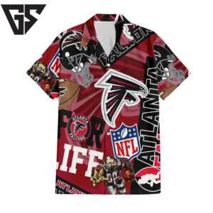 Atlanta Falcons For Life Hawaiian Shirt Atlanta Falcons For Life Hawaiian Shirt