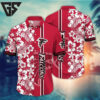 Atlanta Falcons Hibiscus Stripes Hawaiian Shirt