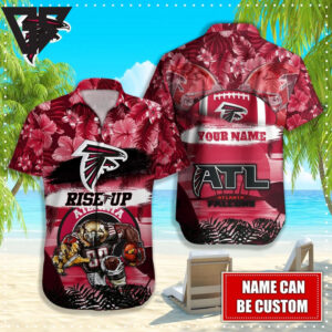 Atlanta Falcons Rise Up Tropical Hawaiian Shirt Atlanta Falcons Rise Up Tropical Hawaiian Shirt