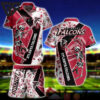 Atlanta Falcons Skeleton Dance Hawaiian Shirt