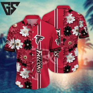 Atlanta Falcons Tropical Vibes Hawaiian Shirt Atlanta Falcons Tropical Vibes Hawaiian Shirt