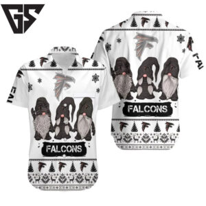 Atlanta Falcons Winter Gnome Hawaiian Shirt Atlanta Falcons Winter Gnome Hawaiian Shirt
