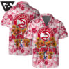 Atlanta Hawks Floral Burst Hawaiian Shirt