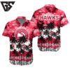 Atlanta Hawks Tropical Skyline Hawaiian Shirt