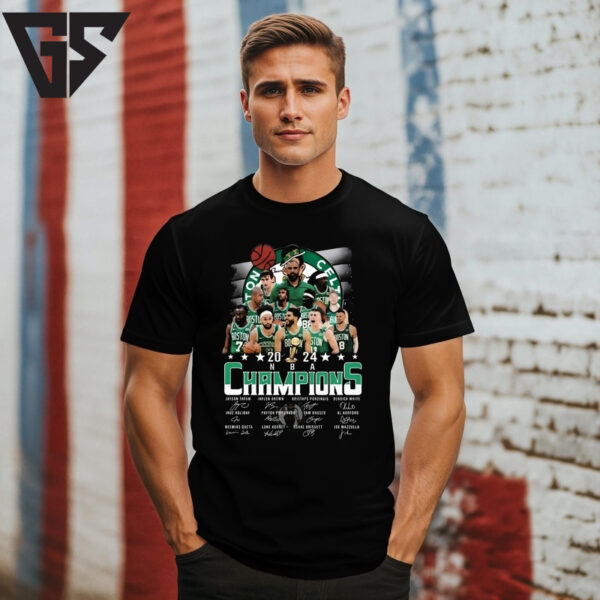 Boston Celtics 2024 Nba Champions Signature T-Shirt