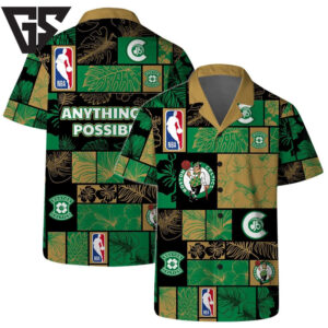 Boston Celtics Anything Possible Hawaiian Shirt Boston Celtics Anything Possible Hawaiian Shirt