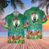 Boston Celtics Floral Fiesta Hawaiian Shirt