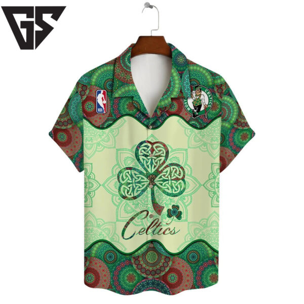 Boston Celtics Happy Saint Patrick’s Day AOP Hawaiian Shirt