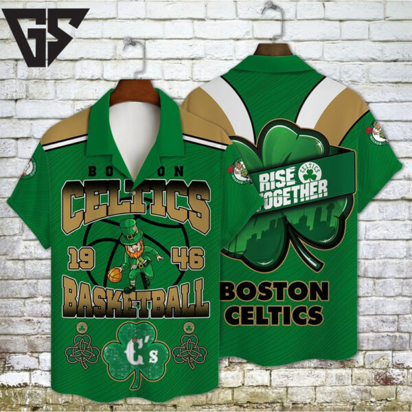 Boston Celtics Happy Saint Patrick’s Day Hawaiian Shirt