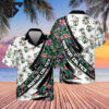 Boston Celtics Hibiscus Flower And Tree Pattern Hawaiian Shirt