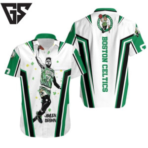 Boston Celtics Jaylen Brown 7 Art Hawaiian Shirt Boston Celtics Jaylen Brown 7 Art Hawaiian Shirt