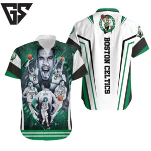 Boston Celtics Jayson Tatum 0 Design Hawaiian Shirt Boston Celtics Jayson Tatum 0 Design Hawaiian Shirt