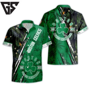 Boston Celtics Jungle Spirit Hawaiian Shirt Boston Celtics Jungle Spirit Hawaiian Shirt