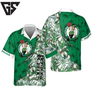 Boston Celtics Jungle Vibes Hawaiian Shirt Boston Celtics Jungle Vibes Hawaiian Shirt