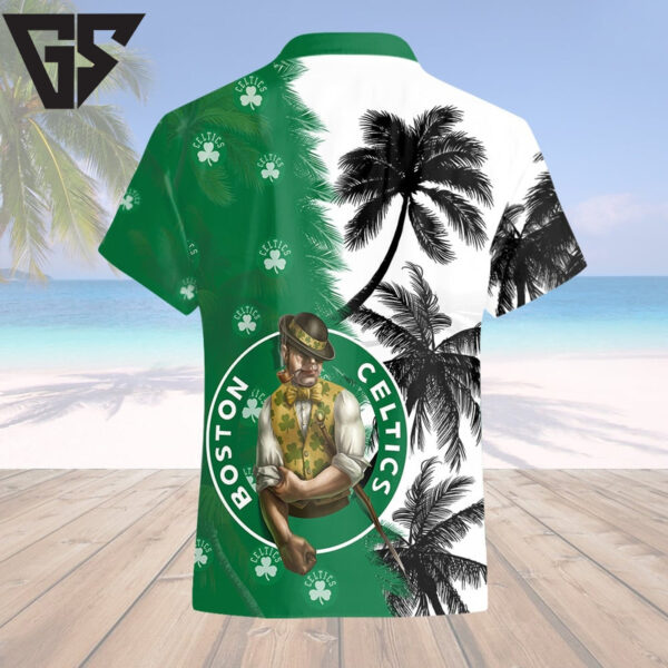 Boston Celtics Palm Island Hawaiian Shirt