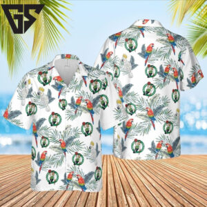Boston Celtics Parrot Paradise Hawaiian Shirt Boston Celtics Parrot Paradise Hawaiian Shirt