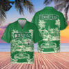 Boston Celtics Public Garden Bleed Green Hawaiian Shirt