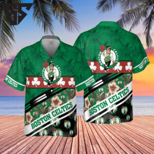 Boston Celtics Tree Hawaii Pattern Cute Hawaiian Shirt Boston Celtics Tree Hawaii Pattern Cute Hawaiian Shirt
