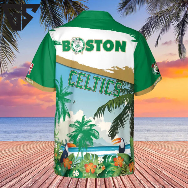 Boston Celtics Tropical Paradise Hawaiian Shirt