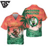 Boston Celtics Tropical Raccoon Hawaiian Shirt