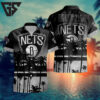 Brooklyn Nets Sunset Palms Hawaiian Shirt