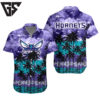 Charlotte Hornets Sunset Palms Hawaiian Shirt