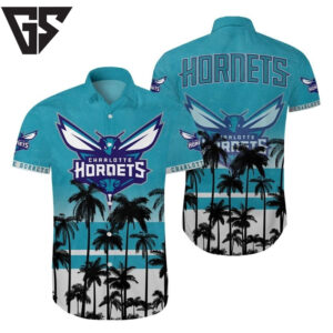 Charlotte Hornets Tropical Breeze Hawaiian Shirt Charlotte Hornets Tropical Breeze Hawaiian Shirt