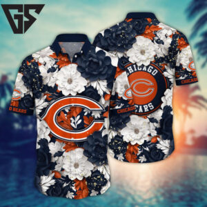 Chicago Bears Blooming Pride Hawaiian Shirt Chicago Bears Blooming Pride Hawaiian Shirt