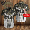 Chicago Bears Camo Skull Custom Hawaiian Shirt