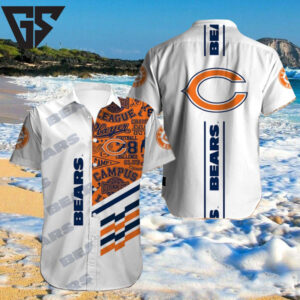 Chicago Bears Campus Spirit Hawaiian Shirt Chicago Bears Campus Spirit Hawaiian Shirt
