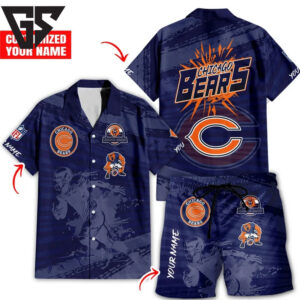 Chicago Bears Decatur Legacy Hawaiian Shirt Chicago Bears Decatur Legacy Hawaiian Shirt