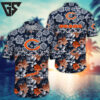 Chicago Bears Hibiscus Wave Hawaiian Shirt