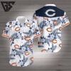 Chicago Bears Island Bloom Hawaiian Shirt