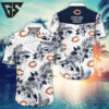 Chicago Bears Monochrome Bloom Hawaiian Shirt
