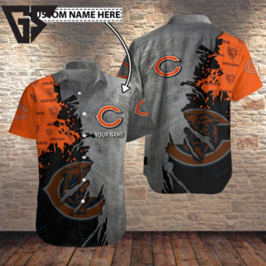 Chicago Bears Torn Pride Custom Hawaiian Shirt Chicago Bears Torn Pride Custom Hawaiian Shirt