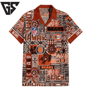 Chicago Bears Tribal Spirit Hawaiian Shirt Chicago Bears Tribal Spirit Hawaiian Shirt