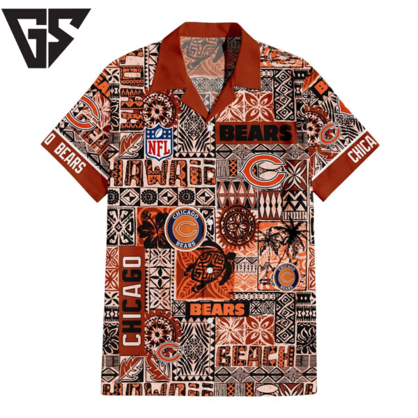 Chicago Bears Tribal Spirit Hawaiian Shirt