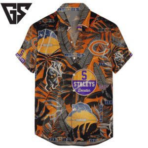 Chicago Bears Tropical Breeze Hawaiian Shirt Chicago Bears Tropical Breeze Hawaiian Shirt