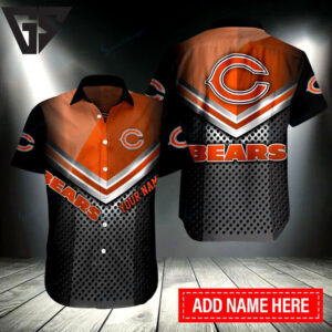 Chicago Bears Victory Vibe Custom Hawaiian Shirt Chicago Bears Victory Vibe Custom Hawaiian Shirt