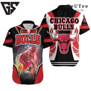 Chicago Bulls Cosmic Dunk Hawaiian Shirt Chicago Bulls Cosmic Dunk Hawaiian Shirt