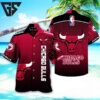 Chicago Bulls Retro Court Hawaiian Shirt